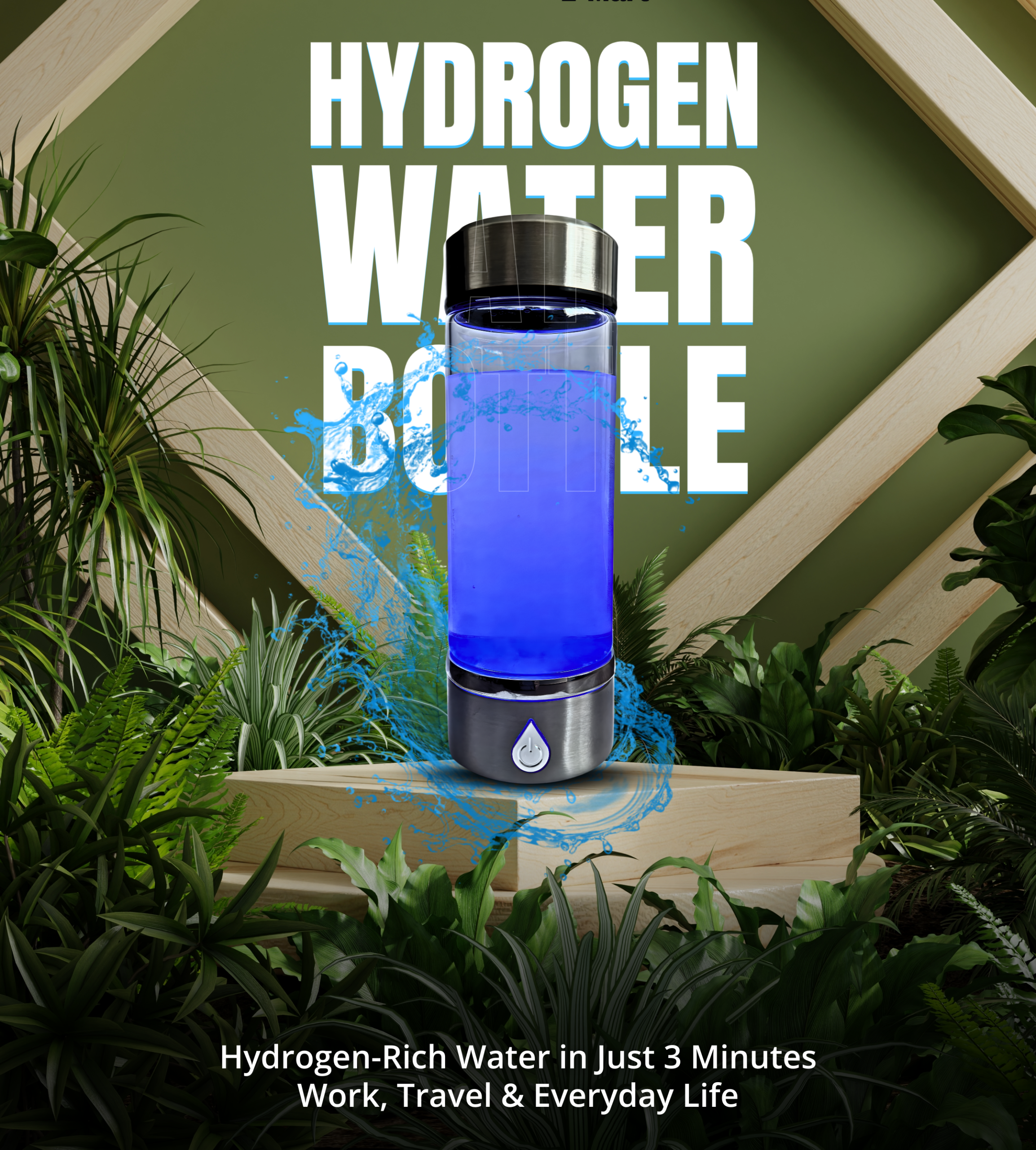 Hydrogen Water Bottle | Hydrogen Water Bottle Generator