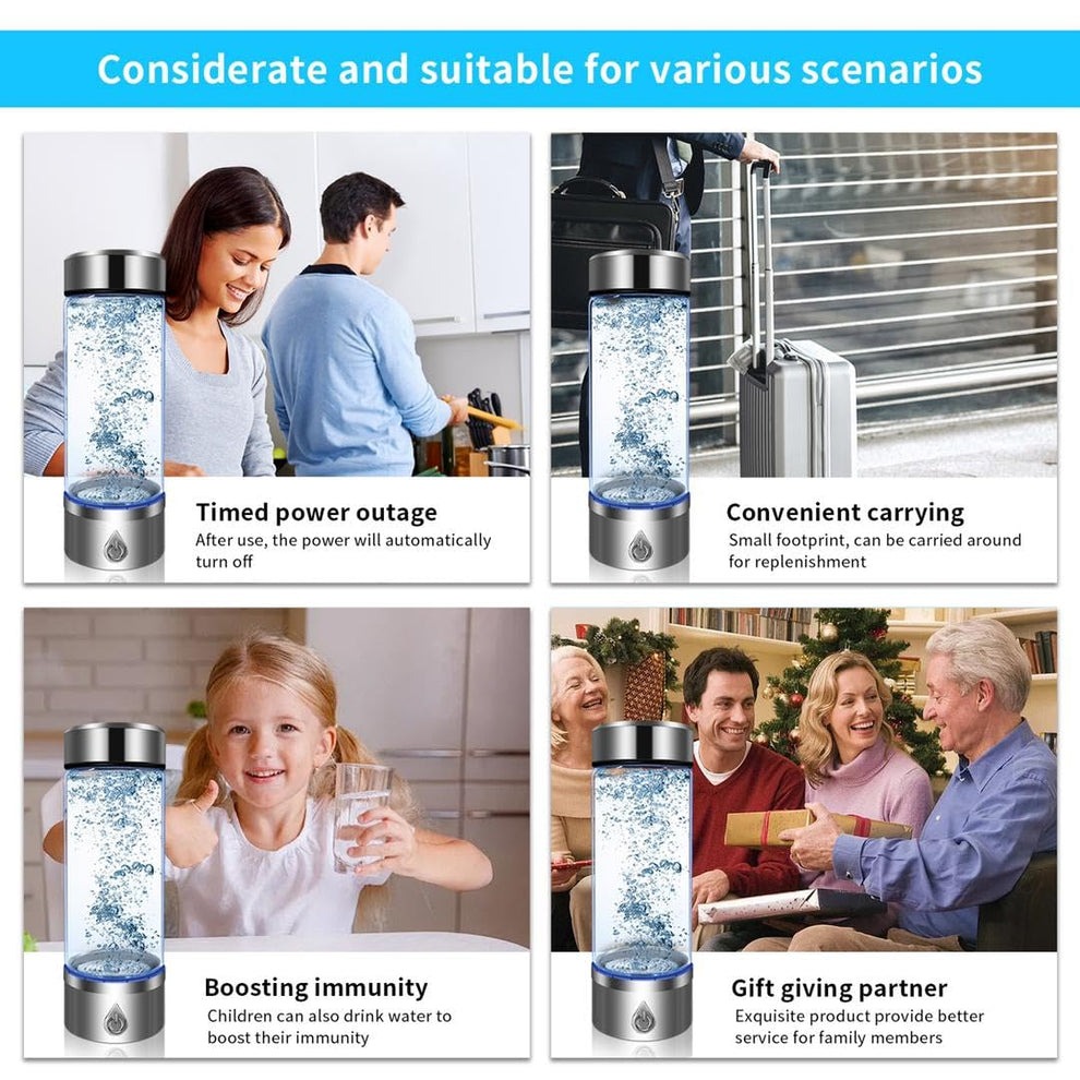 Hydrogen Water Bottle | Hydrogen Water Bottle Generator - Image 3